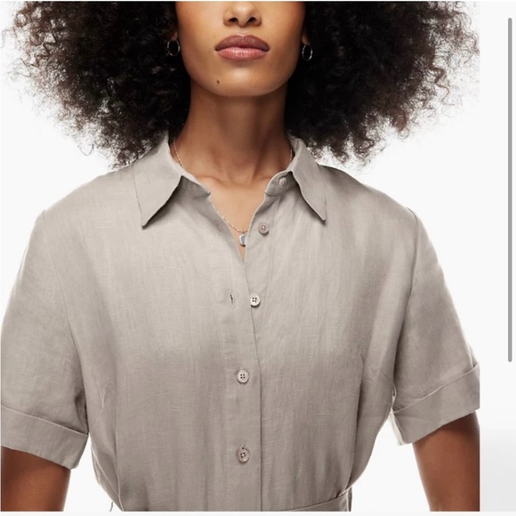 Aritzia Wilfred Eleta Linen Dress- XS - Picture 6 of 6